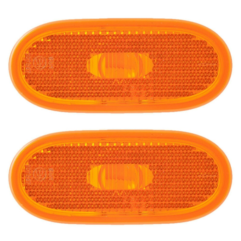 Seintech 2 Amber Orange Marker Lens Lamp Light Reflector 06>13 New For Mercedes Sprinter