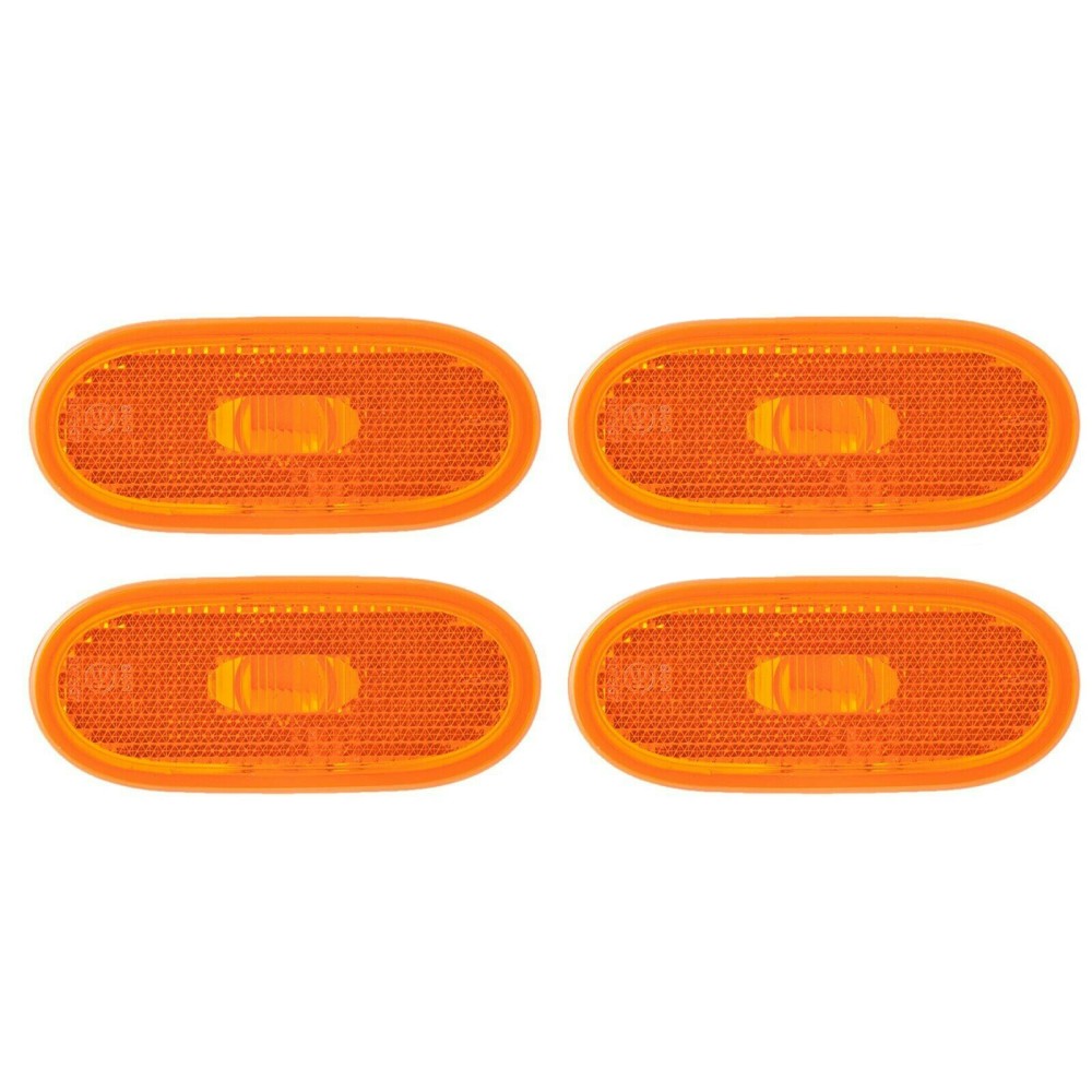 Seintech 4 Side Orange Marker Lens Lamp Light Reflectors For Mercedes Sprinter 06-13 New