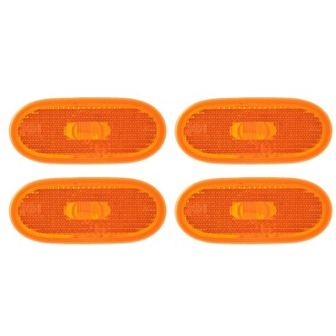 Seintech 4 Side Orange Marker Lens Lamp Light Reflectors For Mercedes Sprinter 06-13 New