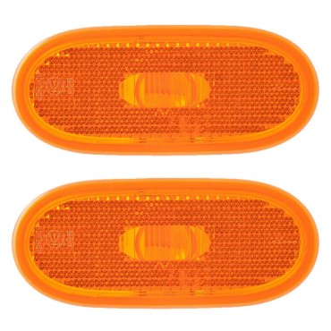 Seintech 2 X Side Amber Orange Marker Lens Lamp Light Reflector For VW Crafter 06>17 New