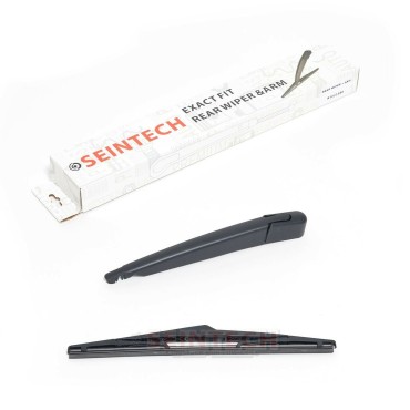 Seintech Specific Fit Rear Wiper Blade and Plastic Arm Compatible for Nissan Qashqai All UK Models