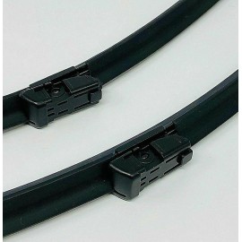 Seintech Specific Fit Front and Rear Wiper Blades+Plastic Arm Compatible for Range Rover Evoque 2011> 18