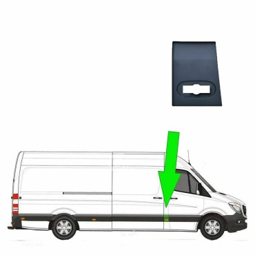 Seintech LWB Plastic Protective Side Moulding Strip Trim For Mercedes Sprinter O/S 2006 -2017