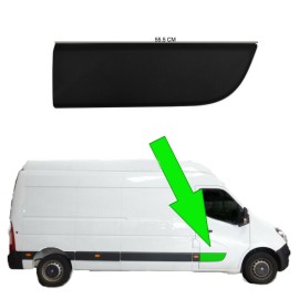 Seintech Plastic Protective Side Moulding Strip 55.5cm Door Trim RIGHT O/S For Renault Master 2010+