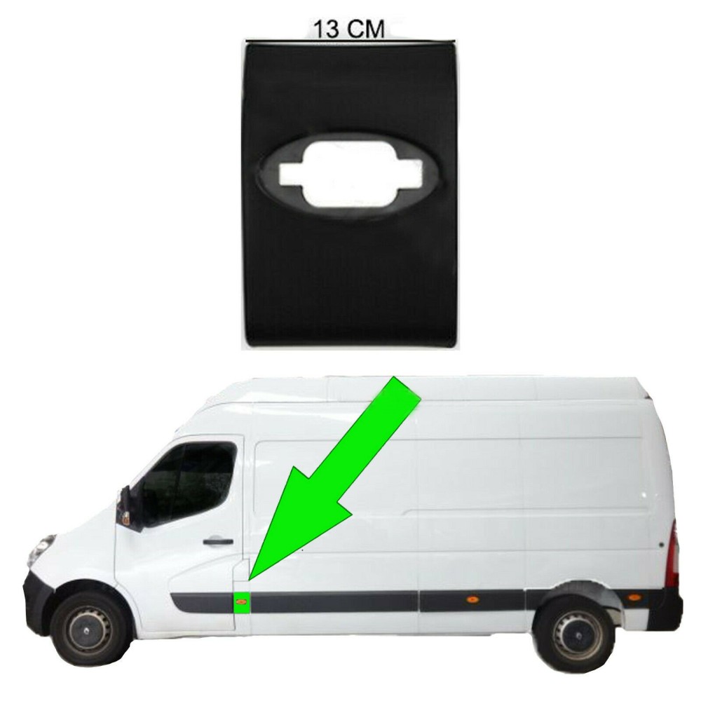 Seintech Plastic Protective Side Moulding Strip 13cm Door Trim LEFT N/S For Vauxhal Movano 2010 +