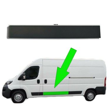 Seintech Plastic Protective Side Moulding Strip 140cm Door Trim Left N/S For Fiat Ducato 2006 On