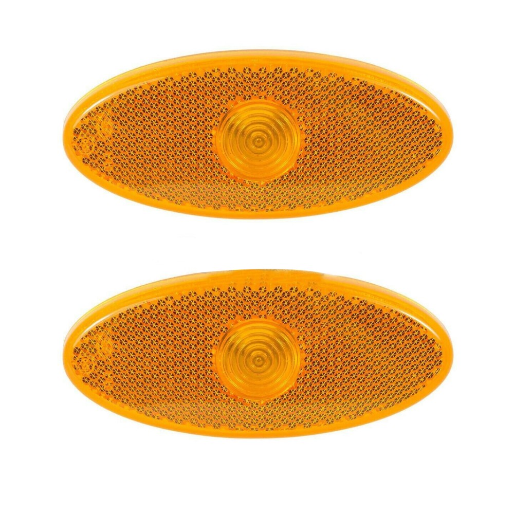 Seintech Side Marker Lens Light Lamp Amber Orange Repeater 2pc For Vauxhall Movano 2010-2016