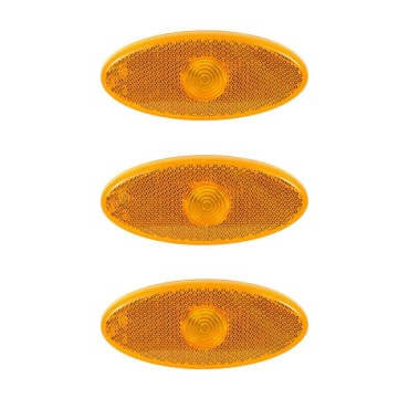 Seintech Side Marker Lens Light Lamp Amber Orange Repeater 3pc For Vauxhall Movano 2010-2016