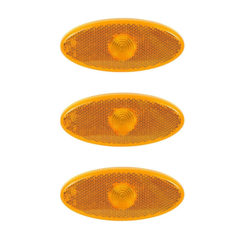 Seintech Side Marker Lens Light Lamp Amber Orange Repeater 3pc For Renault Master 2010-2016