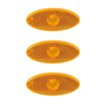 Seintech Side Marker Lens Light Lamp Amber Orange Repeater 3pc For Renault Master 2010-2016