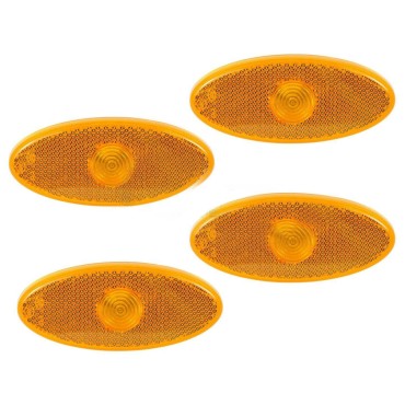 Seintech Side Marker Lens Light Lamp Amber Orange Repeater 4pc For Renault Master 2010-2016