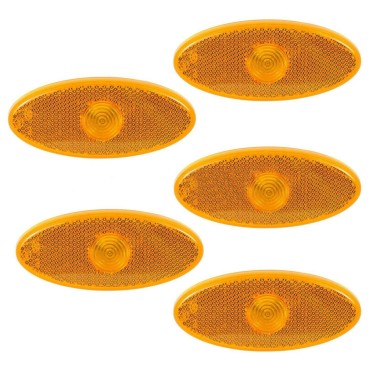 Seintech Side Marker Lens Light Lamp Amber Orange Repeater 5pc For Renault Master 2010-2016