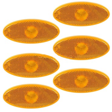 Seintech Side Marker Lens Light Lamp Amber Orange Repeater 6pc For Renault Master 2010-2016