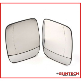 Seintech Door Wing Mirror Glass Heated Aspheric Right Left Pair For Vauxhall Vivaro 2014+