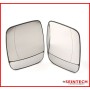 Seintech Door Wing Mirror Glass Heated Aspheric Right Left Pair For Vauxhall Vivaro 2014+
