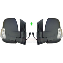 Seintech Wing Mirrors Electric Left and Right Short Arm For Ford Transit MK8 2013 Onwards