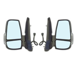 Seintech Wing Mirrors Electric Left and Right Short Arm For Ford Transit MK8 2013 Onwards