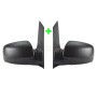 Seintech Full Door Wing Mirror Manual Black PAIR N/S O/S For Mercedes Vito W639 2010>2015