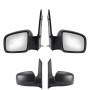 Seintech Full Door Wing Mirror Manual Black PAIR N/S O/S For Mercedes Vito W639 2010>2015