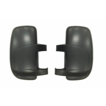 Seintech Wing Mirror Covers Black Left and Right Pair For Vauxhall Movano 2003>2010