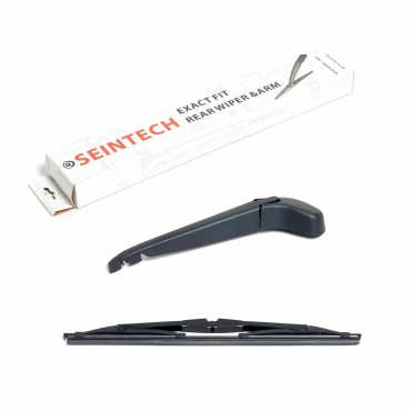 Seintech Specific Fit Rear Wiper Blade and Arm Fit Compatible for Volvo V50 2004-2012