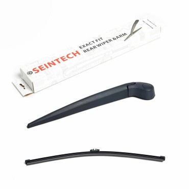 Seintech Specific Fit Rear Wiper Blade and Arm Fit Compatible for Volvo V70 2007 Onwards