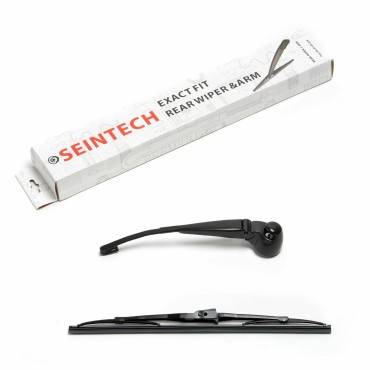 Seintech Specific Fit Rear Wiper Blade and Arm Fit Compatible for VW Polo MK4 Hatchback 2002-2009