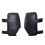 Seintech Wing Mirror Covers Black Left and Right Side Pair For Renault Master MK3 2010-2018