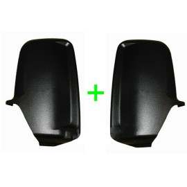 Seintech Door Wing Mirror Black Back Casing Covers Pair NS OS For Mercedes Sprinter 2006-2017