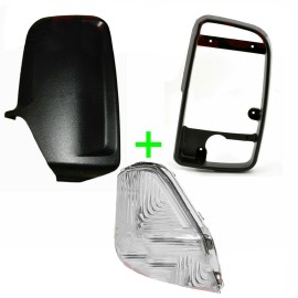 Seintech Door Wing Mirror Inner Frame/Back Cover Casing/Indicator O/S For Mercedes Sprinter