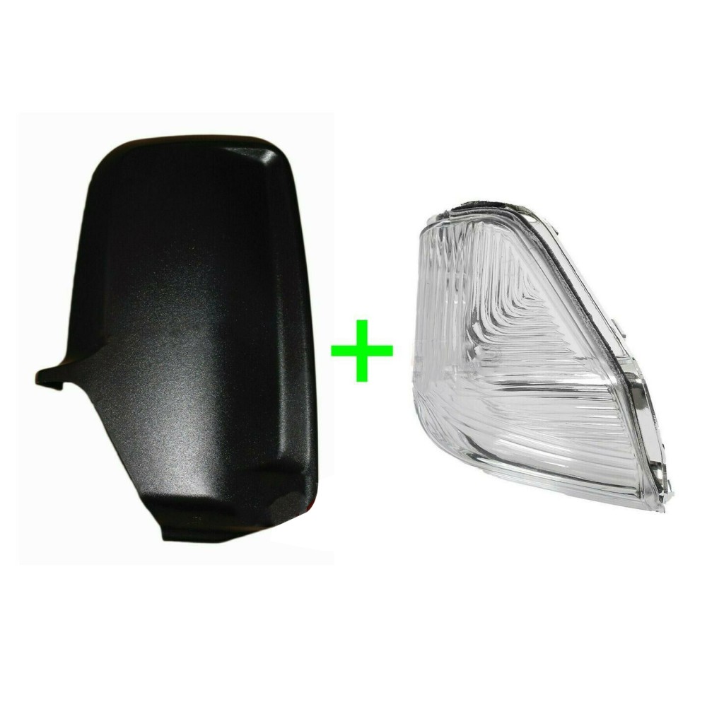 Seintech Door Wing Mirror Black Back Cover Casing/Indicator O/S For Mercedes Sprinter 2006-17