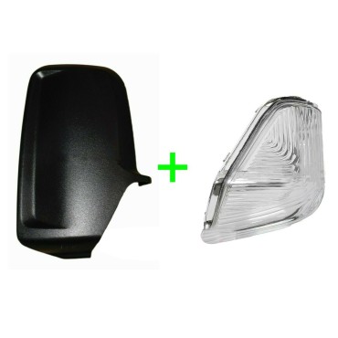 Seintech Door Wing Mirror Black Back Cover Casing/Indicator N/S For Mercedes Sprinter 2006-17