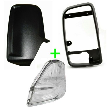 Seintech Door Wing Mirror Inner Frame/Back Cover Casing/Indicator N/S For VW Crafter