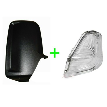 Seintech Door Wing Mirror Black Back Cover Casing/Indicator N/S For VW Crafter 2006-17