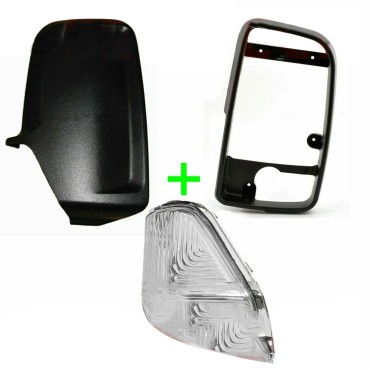 Seintech Door Wing Mirror Inner Frame/Back Cover Casing/Indicator O/S For VW Crafter