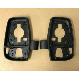 Seintech Door Wing Mirror Black Inner Frame Covers PAIR NS OS For Ford Transit MK8 2014+ NEW