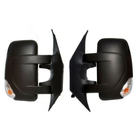 Seintech Door Black Wing Mirrors Electric Heated 2010-2016 Pair Set For For NIssan NV400