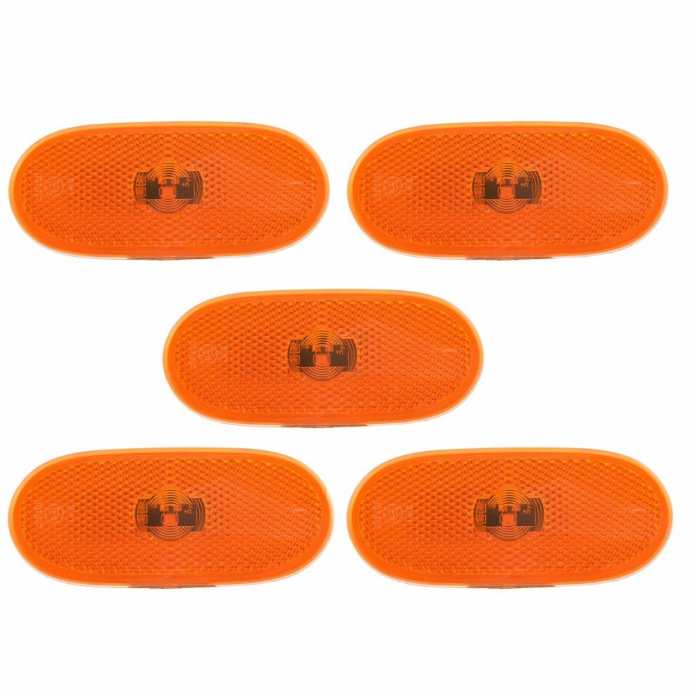 Seintech 5Pc Side Marker Lens LED Lamp Amber Reflector For Mercedes Sprinter 2014 Onwards