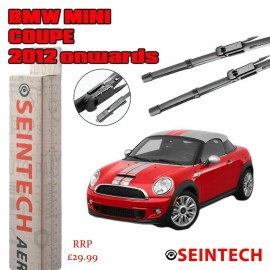 Seintech Specific Fit Front Windscreen Wiper Blades 20"19" Compatible for BMW Mini Coupe 2012+