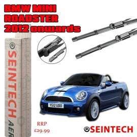 Seintech Specific Fit Front Windscreen Wiper Blades 20"19" Compatible for BMW Mini Roadster 2012+