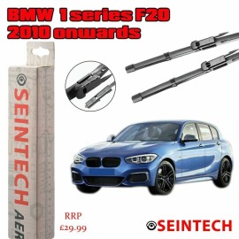 Seintech Specific Fit Front Windscreen Wiper Blades 22"18" Compatible for BMW 1 Series F20 2010 Onwards