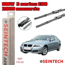 Seintech Specific Fit Front Windscreen Wiper Blades 24"18" Compatible for BMW 3 Series E90 2009 Onwards