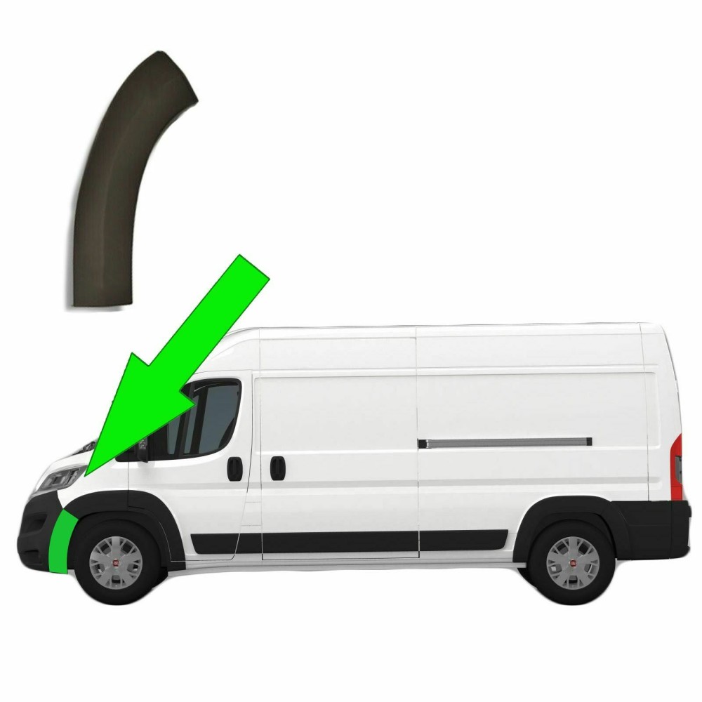 Seintech Front Wheel Arch Protective Moulding Fender Trim For Fiat Ducato 2006-2014 N/S