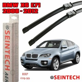 Seintech Specific Fit Front Windscreen Wiper Blades 24"20" Compatible for BMW X6 E71 2008-2012