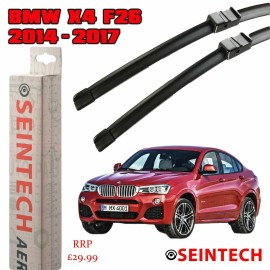 Seintech Specific Fit Front Windscreen Wiper Blades 26"19" Compatible for BMW X4 F26 2014-2017