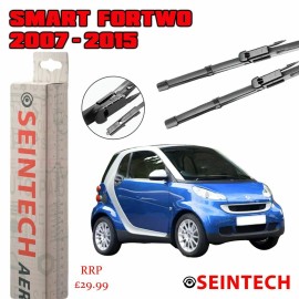 Seintech Specific Fit Front Windscreen Wiper Blades 23"21" Compatible for Smart Fortwo 2007-2015