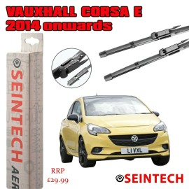 Seintech Specific Fit Front Windscreen Wiper Blades 26"15" Compatible for Vauxhall/Opel Corsa E 2014+