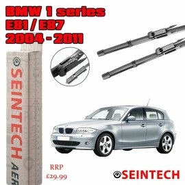 Seintech Specific Fit Front Windscreen Wiper Blades 20"20" Compatible for BMW 1 Series E81 E87 2004-11