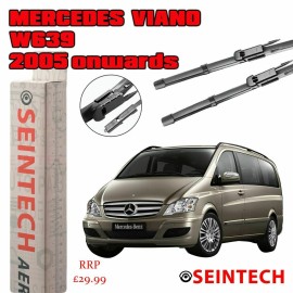 Seintech Specific Fit Front Windscreen Wiper Blades 28"26" Compatible for Mercedes Viano W639 2005+