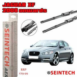 Seintech Specific Fit Front Windscreen Wiper Blades 23"19" Compatible for Jagaur XF 2008 Onwards